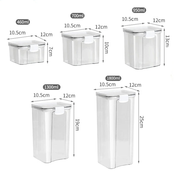 Sealed Jars Grain Storage Organizer Large Tank Plastic Moisture-proof Storage Box