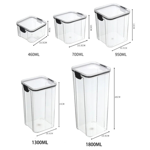 Sealed Jars Grain Storage Organizer Large Tank Plastic Moisture-proof Storage Box